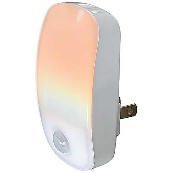 大河商事　wasser67 LED 人感センサーライト コンセント式 明暗&amp;人感センサー フットライ...