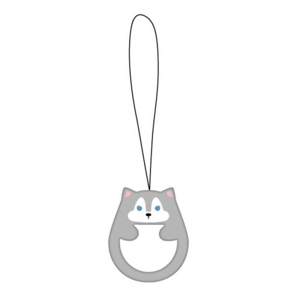 ナチュラルデザイン　Petit Animal リングストラップ Petit Animal ハスキー　...