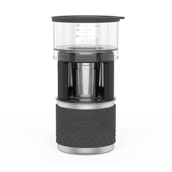 UNIQ　UQORX7BL 360度電動回転ドリッパー・マグカップセット oceanrich X7シ...