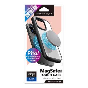 PGA iPhone 14 Pro 6.1インチ MagSafe対応 ハイブリッドタフケース  Premium Style ホワイト PG-22QMGPT02WH