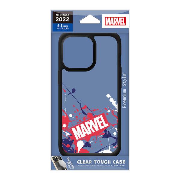 PGA　iPhone 14 Pro 6.1インチ MagSafe充電器対応 クリアタフケース スプラ...