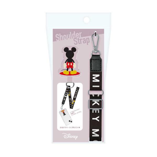 PGA　ストラップホルダー付 ショルダーストラップ ミッキーマウス Premium Style ミッ...