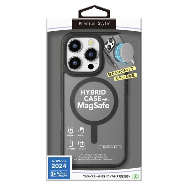 PGA　iPhone 16 Pro(6.3インチ) MagSafe対応 ハイブリッドケース Prem...