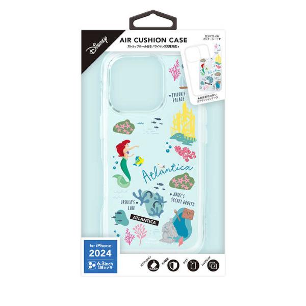 PGA　iPhone 16 Pro用 エアクッションケース Premium Style アリエル　P...