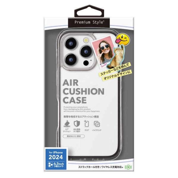 PGA　iPhone 16 Pro(6.3インチ) エアクッションケース Premium Style...