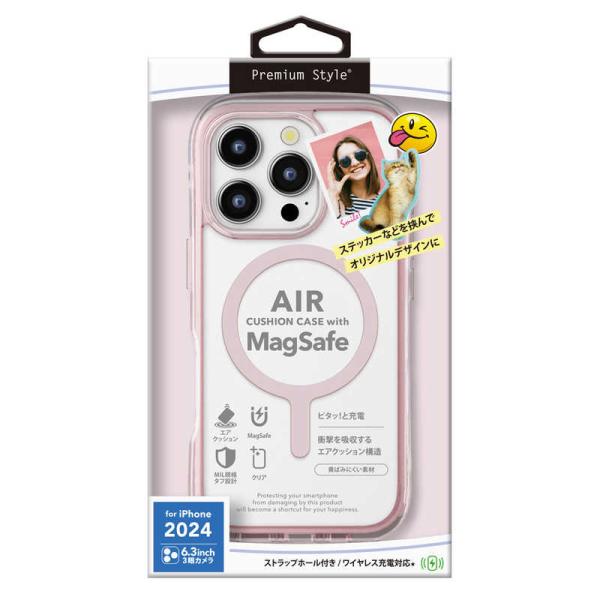 PGA　iPhone 16 Pro(6.3インチ) MagSafe対応 エアクッションケース Pre...