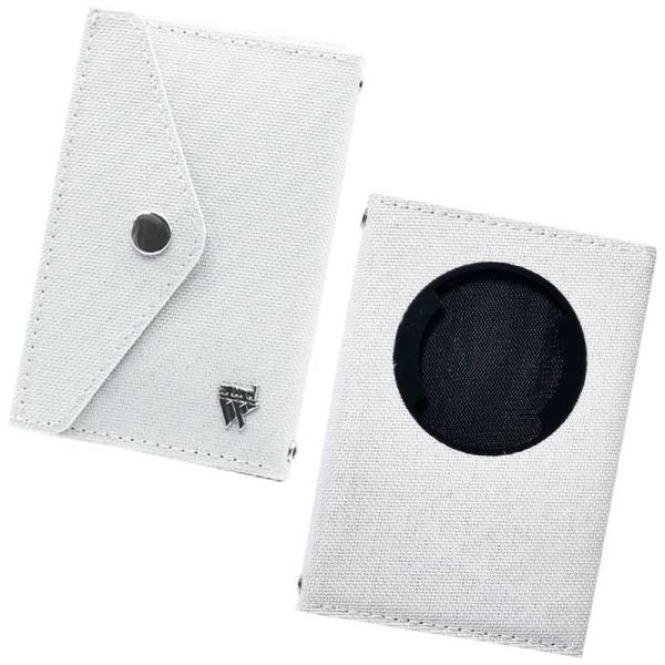 39THANKS　ミニマム財布 「and W」 GRS生地 ホワイト　SANANDWGRSRWH