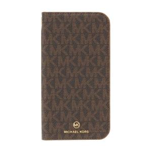 マイケルコース　Case Edge Corting with Tassel Charm for iPhone 2021(5.4inch) [ Brown/Camel ]　MKECBCMFLIP2154｜y-kojima