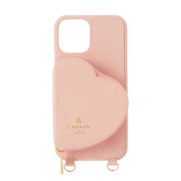 ランバン　Wrap Case Pocket Simple Heart with Pearl Type...