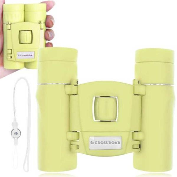 CROSSROAD　双眼鏡 推し活！コンサートに最適な10倍 イエロー　TCBC-10YE