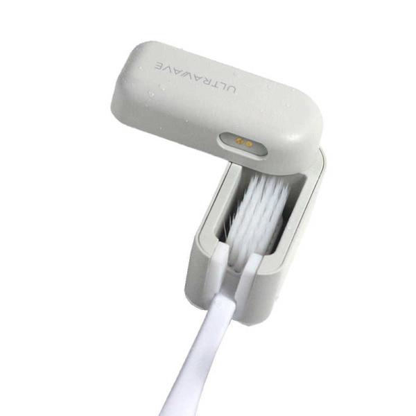 ULTRAWAVE　防水歯ブラシ除菌キャップ スイング式 グレイ　FF-SST2