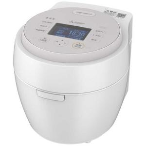 三菱　MITSUBISHI　炊飯器 5.5合 本炭釜 紬（つむぎ） IHジャー 真・かまど炊き おにぎりモード 銘柄芳潤炊き 白絹（しろきぬ）　NJ-BW10J