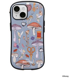 HAMEE　［iPhone 15/14/13専用］ディズニーキャラクター iFace First Class MagSynqケース iFace ティンカー・ベル/ボタニカル/ブルーグレー　41-180529