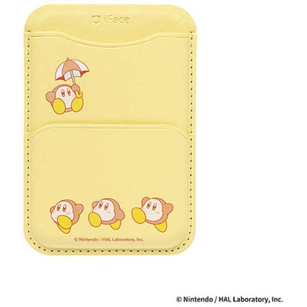 HAMEE　星のカービィ iFace MagSynq カードウォレット iFace ワドルディ/イエ...