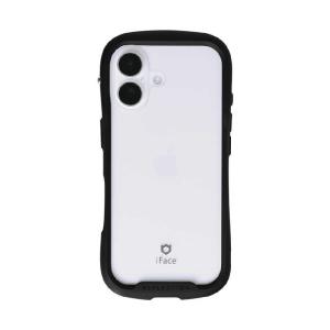 HAMEE　iPhone17 iFace Reflection強化ガラスクリアケース ブラック　IP17IFACERFTBK