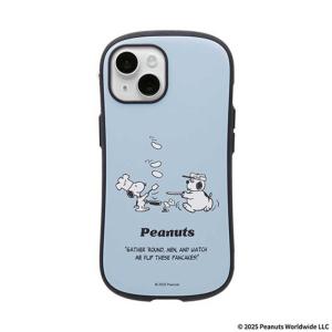 HAMEE　［iPhone 15/14/13専用］PEANUTS/ピーナッツ iFace First Class MagSynqケース iFace くすみブルー/パンケーキ　41-186644