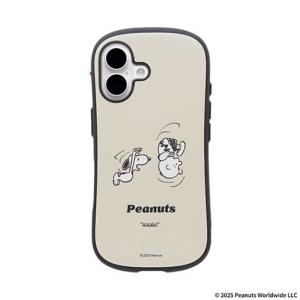 HAMEE　［iPhone 16専用］PEANUTS/ピーナッツ iFace First Class MagSynqケース iFace くすみホワイト/びっくり　41-186682