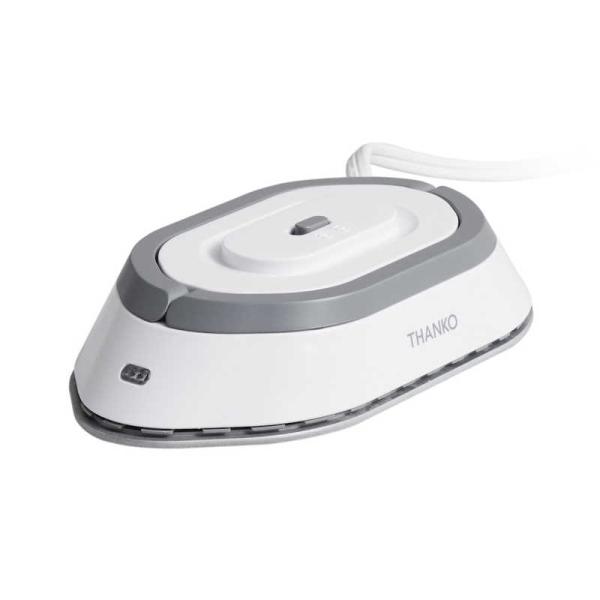 サンコー　240V対応持ち運びアイロン「ポタロン」 ホワイト　PTRN25AWH