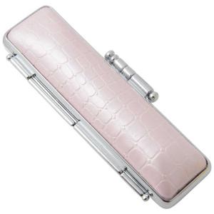 印鑑ケースSTニュークロコ ピンクの高価買取価格