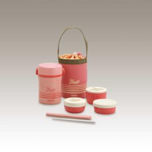 サーモス　ステンレスランチジャー(茶碗1.3杯分)　JBC-801-CP