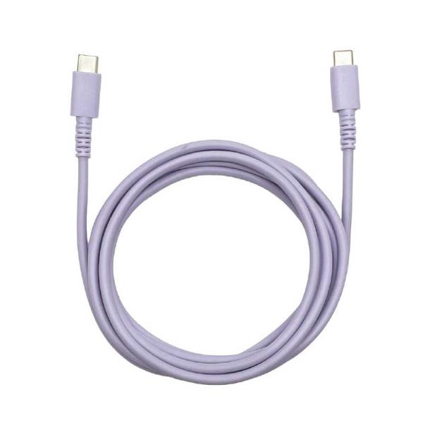 クオリティトラストジャパン　PD対応 USB Type-C to Type-Cやわらかいのに切れにく...