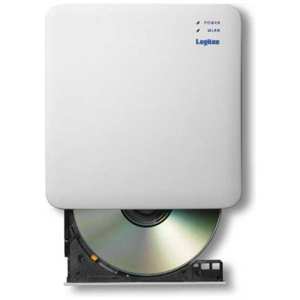 エレコム　ELECOM　スマホ タブレット 用 外付け CD DVDドライブ WiFi ワイヤレス接...