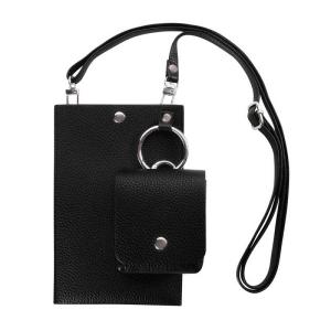 INGREM 汎用スマートフォン ショルダー スマホポーチ m1n1/ブラック イングレム ISHSP1/B IS-HSP1/B