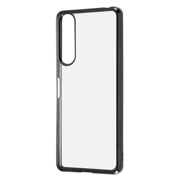 レイアウト　Xperia 5 IV TPUソフト META Frameブラック ブラック　RTRXP...