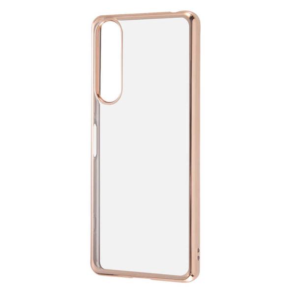 レイアウト　Xperia 5 IV TPUソフト META Frameピンクゴールド PKGD　RT...