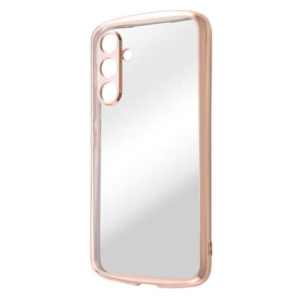 レイアウト　Galaxy A54 5G 耐衝撃 TPUソフトケース METAMORU ピンクゴールド...