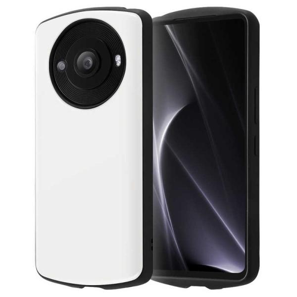 レイアウト　AQUOS R8 Pro 耐衝撃ケース ProCa ホワイト　RT-AQF1AC3/W
