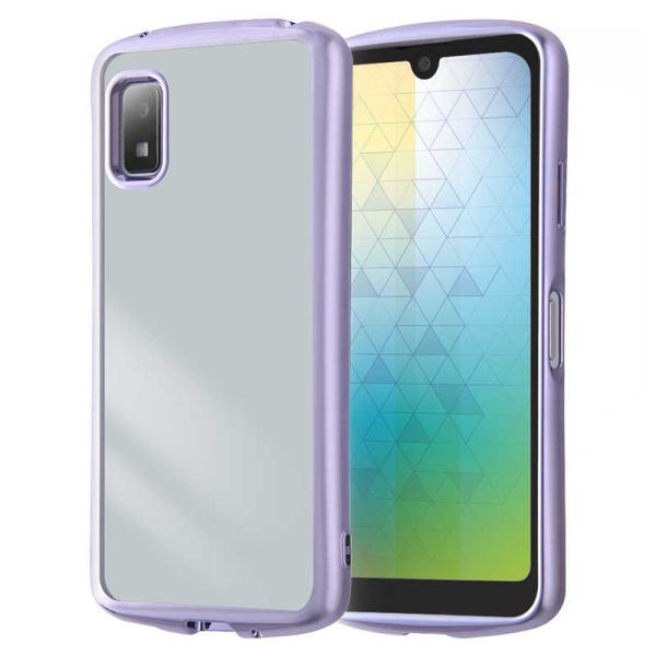 レイアウト　AQUOS wish3 耐衝撃 TPUソフトケース METAMORU/ラベンダー　RT-...