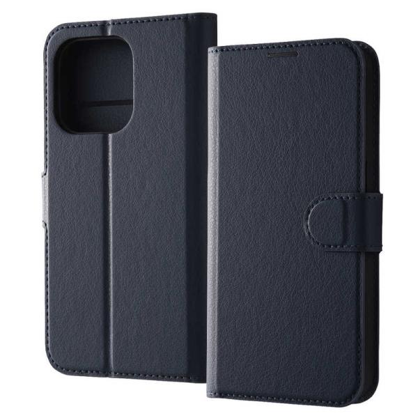 レイアウト　iPhone 15 Pro(6.1インチ) Like standard 耐衝撃 手帳型レ...