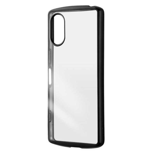 レイアウト　Xperia 5 V TPUソフト/ブラック　RTRXP5M5TC13BM