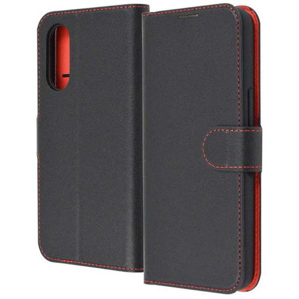 レイアウト　arrows We2 Like standard 耐衝撃 手帳型レザーケース シンプル ...