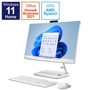 レノボジャパン Lenovo  デスクトップパソコン IdeaCentre AIO360 ホワイト   F0G10048JP