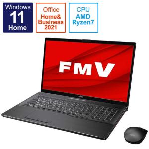 富士通 FUJITSU ノートパソコン LIFEBOOK NH77/F3 ブライトブラック  FMVN77F3B