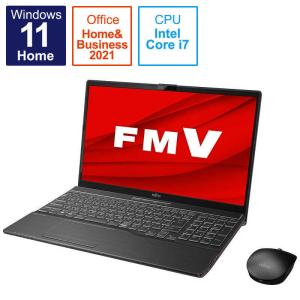 富士通 FUJITSU ノートパソコン LIFEBOOK AH53/F3 ブライトブラック  FMVA53F3B