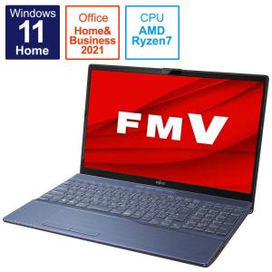 富士通 FUJITSU ノートパソコン LIFEBOOK AH50/F3 メタリックブルー  FMVA50F3L