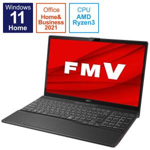 富士通 FUJITSU ノートパソコン LIFEBOOK AH43/F3 ブライトブラック  FMVA43F3B
