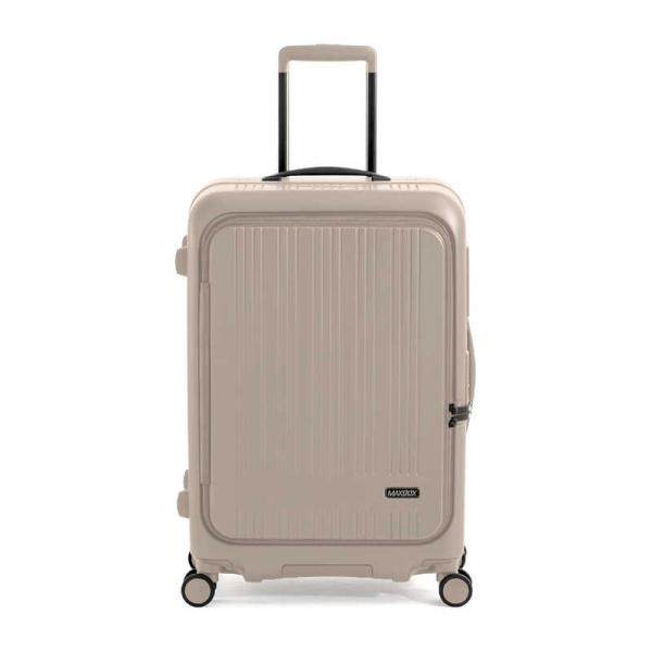 A.L.I　スーツケース ジッパータイプ 宿泊目安：4〜6日間 65L 横開きフロントオープン 前輪...