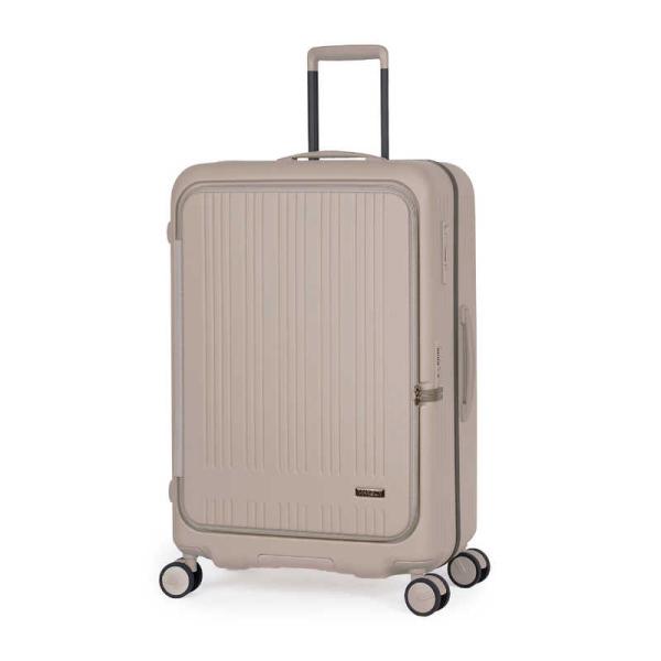 A.L.I　アジア・ラゲージ スーツケース MAXBOX フロントオープン 内装抗菌・防臭 宿泊目安...