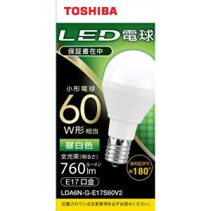 TOSHIBA（東芝） LDA4L-G-E17S40V2 LED小形電球形 電球色 E17口金 40W
