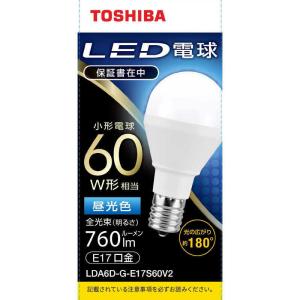 TOSHIBA（東芝） LDA4L-G-E17S40V2 LED小形電球形 電球色 E17口金 40W