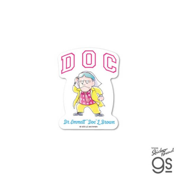 ゼネラルステッカー　ダイカットステッカー バックトゥザフューチャー DOC　BTF-007