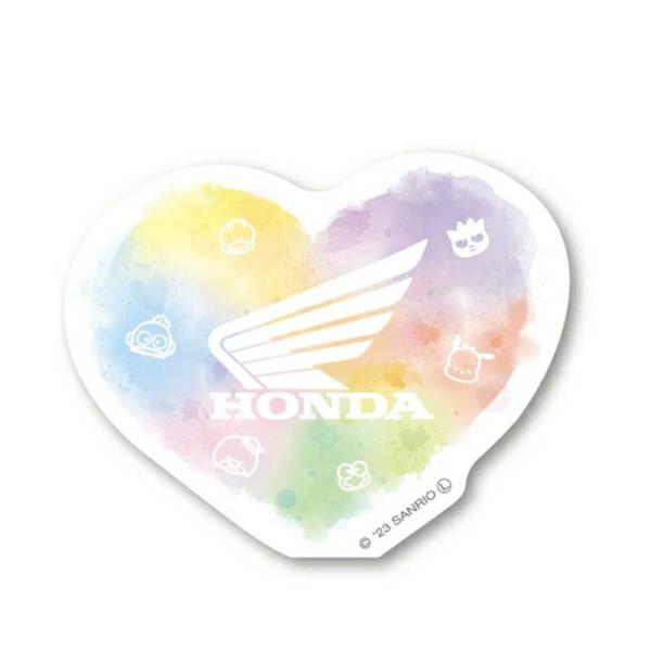 ゼネラルステッカー　はぴだんぶい×Super Cub ダイカットステッカー ハート　LCS-1614