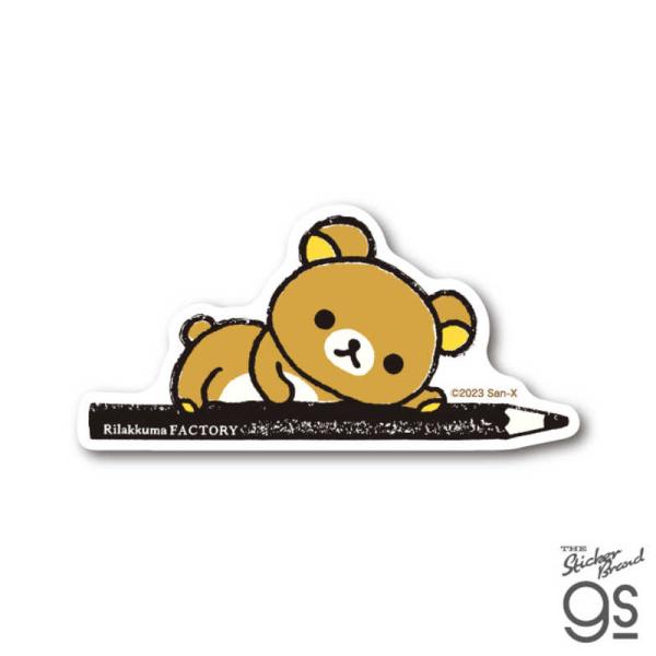 ゼネラルステッカー　ダイカットステッカー リラックマ Q　RIK-037