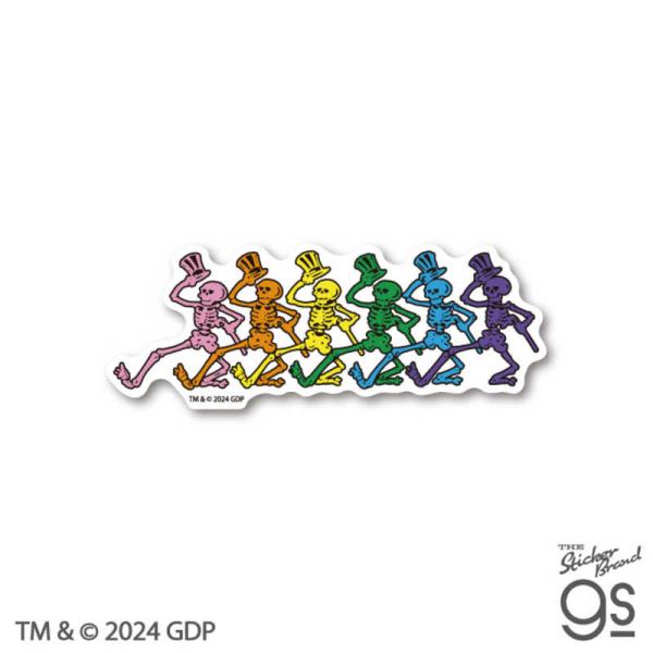 ゼネラルステッカー　GRATEFUL DEAD ダイカットステッカー DANCING SKELETO...