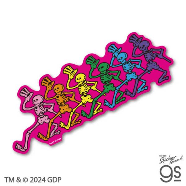 ゼネラルステッカー　GRATEFUL DEAD ビッグサイズステッカー DANCING SKELET...