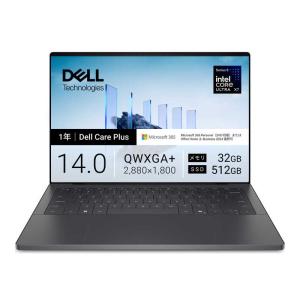 DELL　デル　ノートパソコン XPS 14 DA14260 [ Copilot+ PC / 14型 / Win11 Home / Core Ultra 7 / 32GB / 512GB / M365 ]　MCX94T-GWM3C